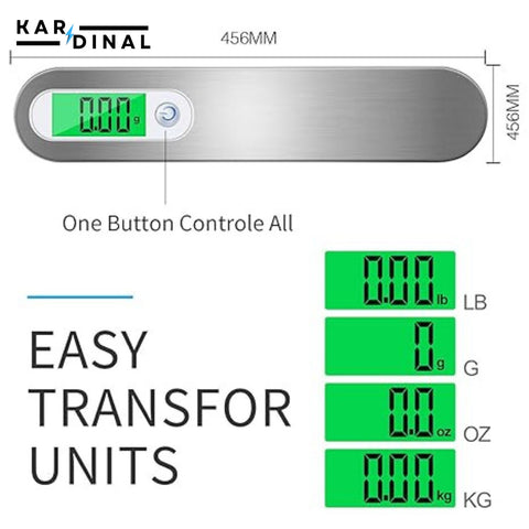Digital Luggage Weight Scale with LCD Display & LED Light Digital Luggage Weight Scale with LCD Display & LED Light