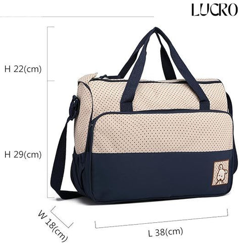 Baby Diaper Bag Set – Multifunctional with Bottle Holder & Accessories Baby Diaper Bag Set – Multifunctional with Bottle Holder & Accessories