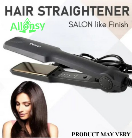 Hair Straightener – Ceramic Plates, Fast Heat-Up & Adjustable Temperature Hair Straightener – Ceramic Plates, Fast Heat-Up & Adjustable Temperature