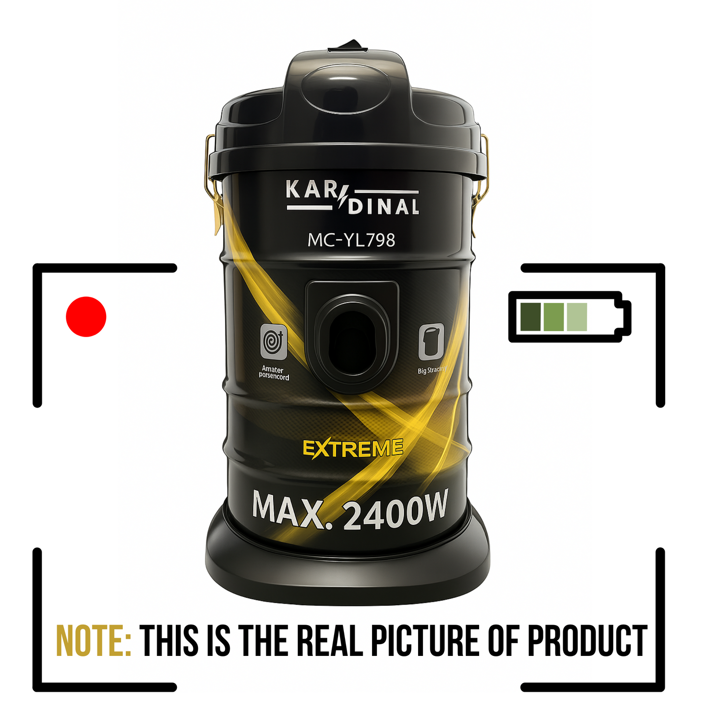 KARDINAL Commercial Vacuum Cleaner | 21-Litre