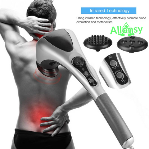 Blueidea Double Head Massager – Deep Tissue & Infrared Full-Body Relief Blueidea Double Head Massager – Deep Tissue & Infrared Full-Body Relief