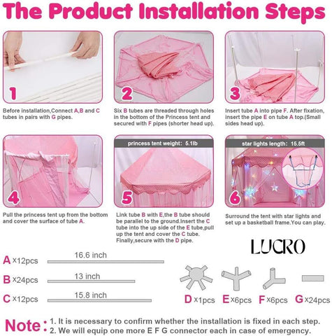 Princess Castle Play Tent House for Kids β Indoor & Outdoor Playhouse Princess Castle Play Tent House for Kids β Indoor & Outdoor Playhouse