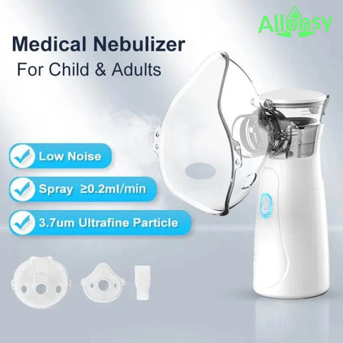 Portable Electric Nebulizer – Handheld Mesh Machine for Kids Portable Electric Nebulizer – Handheld Mesh Machine for Kids