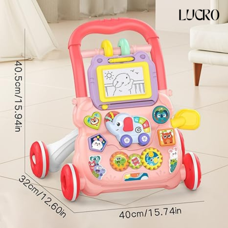 Elephant Baby Walker 2-in-1 β Musical & Learning Activity Toy Elephant Baby Walker 2-in-1 β Musical & Learning Activity Toy