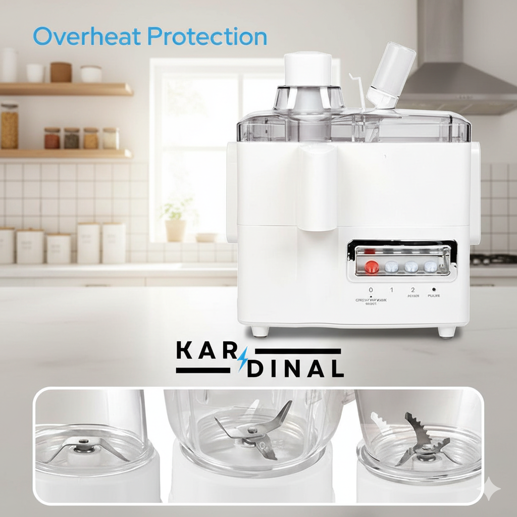 4in1 Electric Juicer Blender Grinder & Chopper