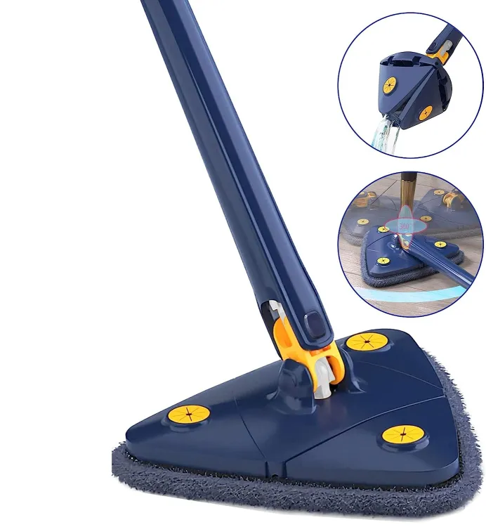 Triangle Shape Extendable Microfiber Mop