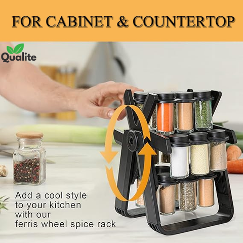 18 pcs 360° Rotating Spice Rack 18 pcs 360° Rotating Spice Rack