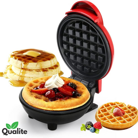 Mini Electric Waffle Maker – Non-Stick, Portable for Waffles Mini Electric Waffle Maker – Non-Stick, Portable for Waffles