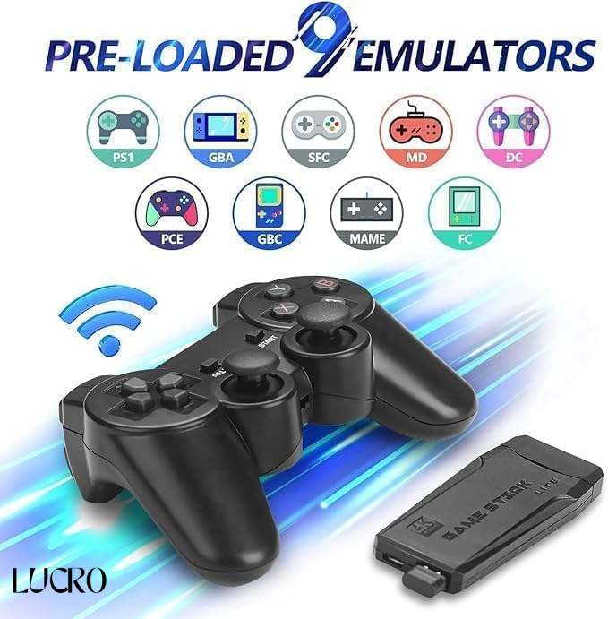 2.4G Wireless Game Controller with Retro Games