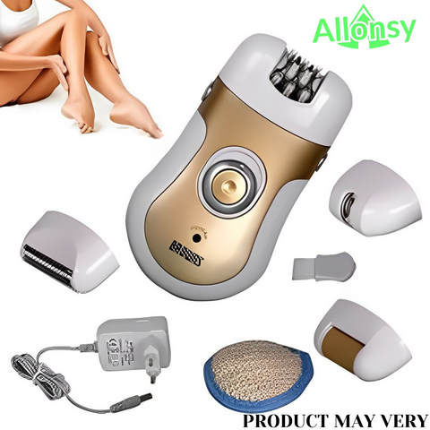 4-in-1 Cordless Epilator & Shaver – Rechargeable Hair Remover 4-in-1 Cordless Epilator & Shaver – Rechargeable Hair Remover