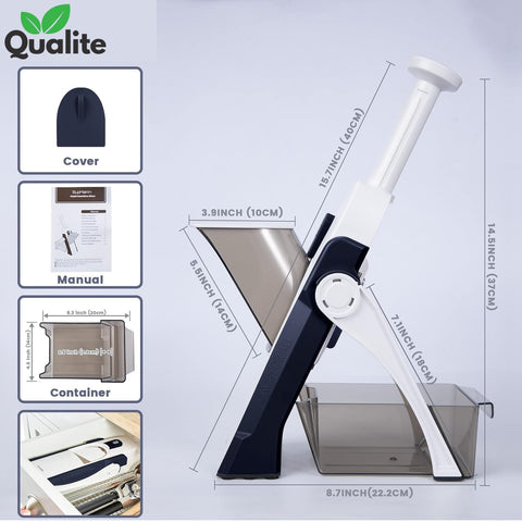 Multifunctional Vegetable Cutter – Mandoline Slicer with Stainless Steel Blades Multifunctional Vegetable Cutter – Mandoline Slicer with Stainless Steel Blades