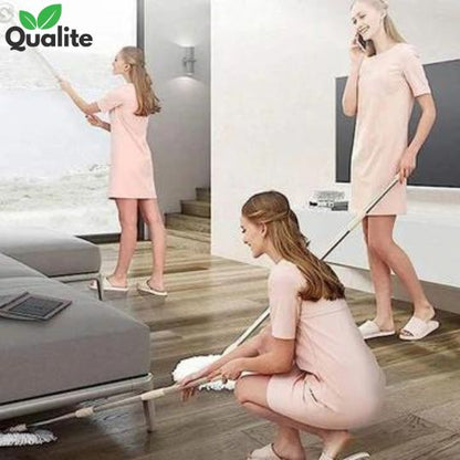 360° Rotating Spin Mop with Bucket – Stainless Steel & Microfiber