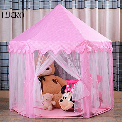 Princess Castle Play Tent House for Kids – Indoor & Outdoor Playhouse