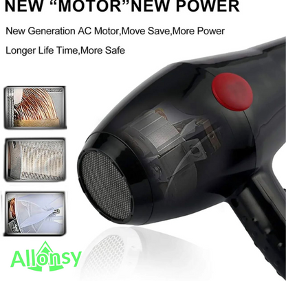 Professional Unisex Hair Dryer – Hot & Cool Air