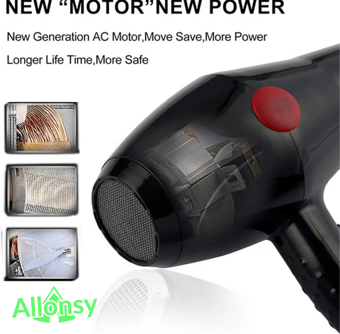 Professional Unisex Hair Dryer – Hot & Cool Air