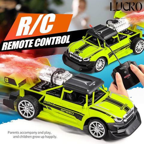 RC Stunt Racing Car 1:20 Scale with LED Lights & Smoke
