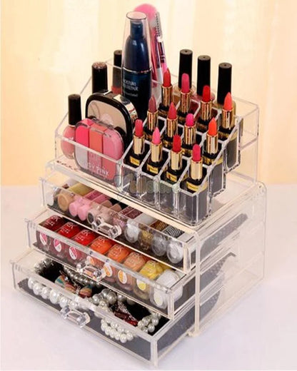 Acrylic 3-4-6 Drawer Makeup & Jewelry Organizer