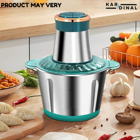 Electric Meat Grinder & Food Chopper – Stainless Steel Blades, 5L/3L/2L