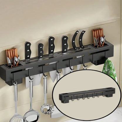 STAINLESS STEEL WALL MOUNT KNIFE HOLDER (MULTI-PURPOSE)