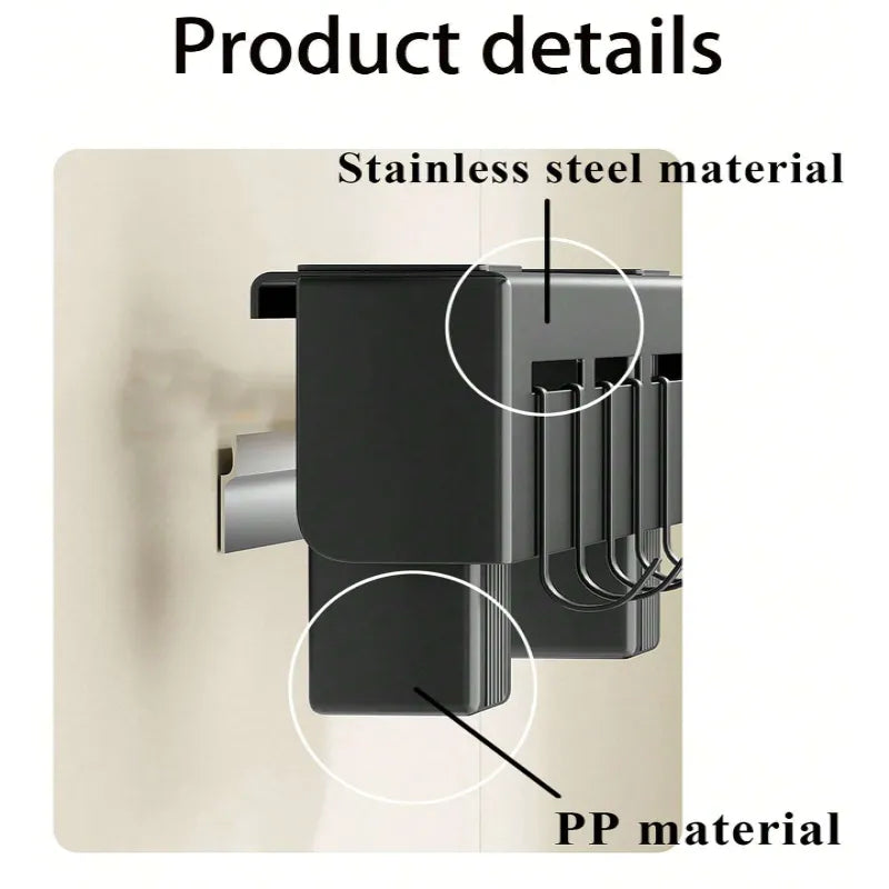 STAINLESS STEEL WALL MOUNT KNIFE HOLDER (MULTI-PURPOSE)