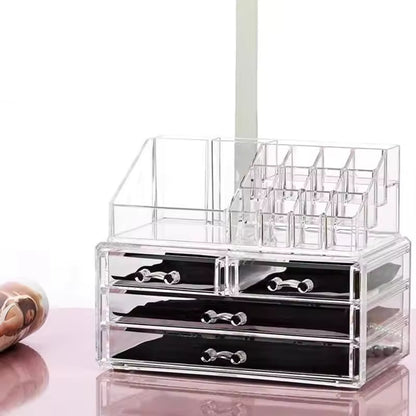 Acrylic 3-4-6 Drawer Makeup & Jewelry Organizer