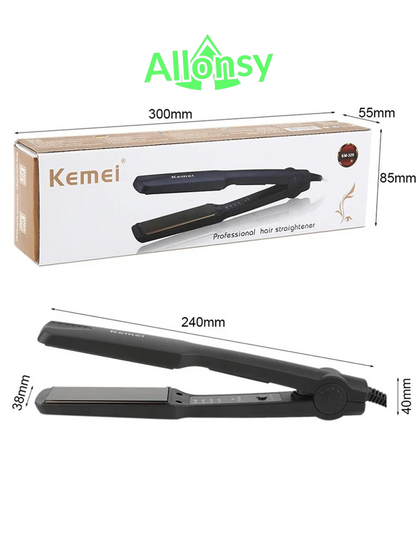 Hair Straightener – Ceramic Plates, Fast Heat-Up & Adjustable Temperature
