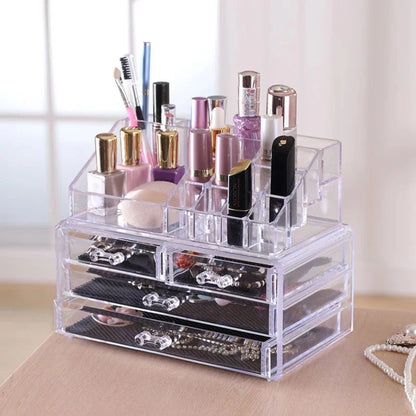 Acrylic 3-4-6 Drawer Makeup & Jewelry Organizer