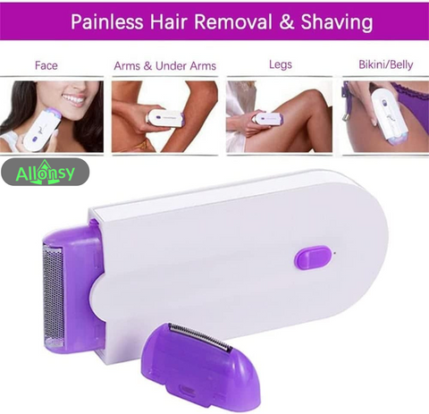 Laser Hair Removal Machine – Painless USB Rechargeable Hair Remover