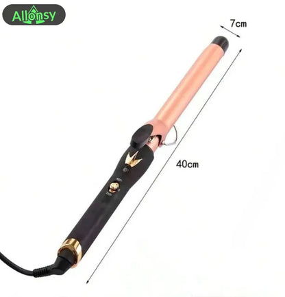 Professional Hair Curler – Ceramic Tourmaline for Natural Curls & Waves