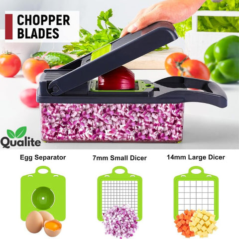 Nicer Dicer – Vegetable Chopper, Slicer, Grater & Egg Separator