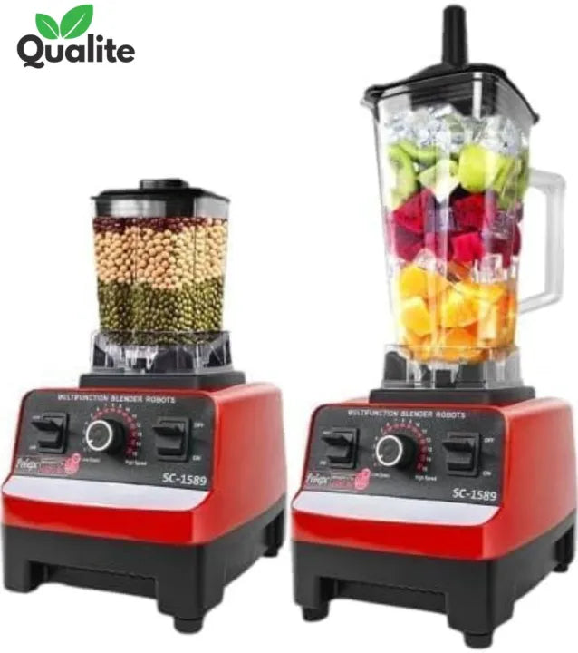 2-in-1 Juicer & Chopper – High-Power Blender & Grinder