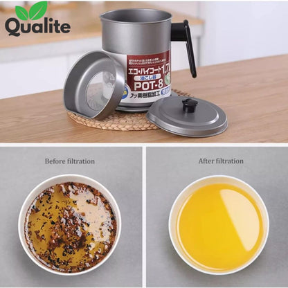 Oil Filter Pot, Stainless Steel