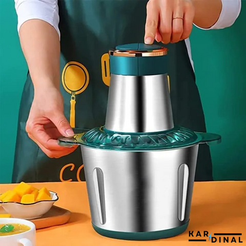 Electric Meat Grinder & Food Chopper – Stainless Steel Blades, 5L/3L/2L