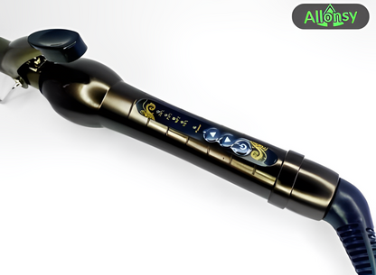 Professional Curling Iron for Shiny Frizz-Free Curls & Waves