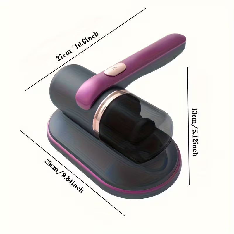 Mattress Vacuum Cleaner Efficient Dust Removal with Technology Lightweight and Cordless Handheld for Home