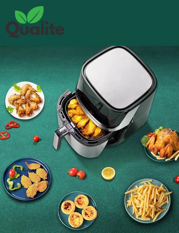 Digital Air Fryer 10L / 5.5L Large Capacity, Touch Display and Multi Use Stainless Steel