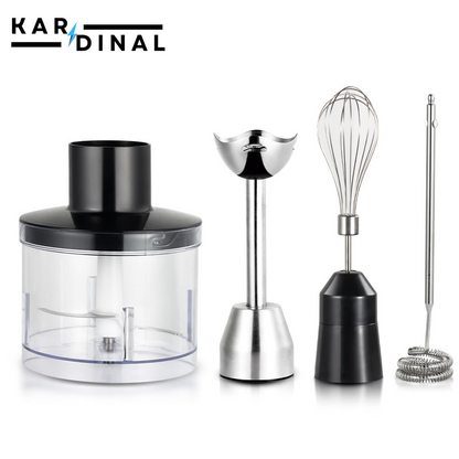 5-in-1 Hand Blender with Chopper & Grinder