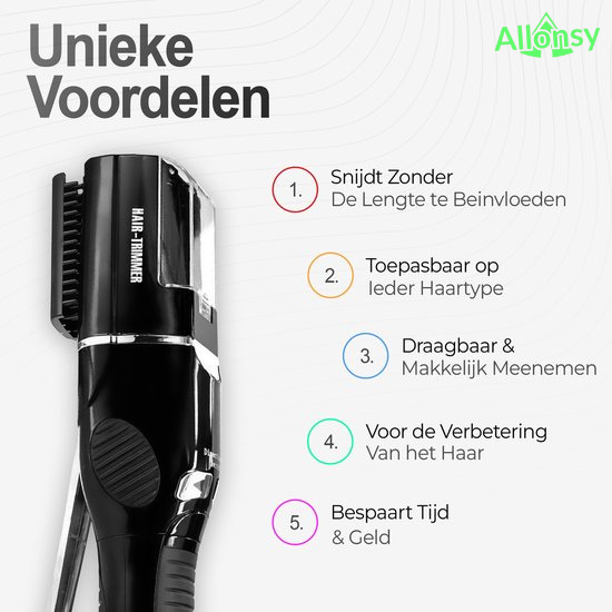 Rechargeable Cordless Hair Trimmer for Women – Split End Remover