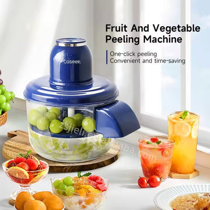 Automatic Grape Peeler Machine, Electric Garlic and Cherry Tomato Peeler, Cordless Fruit Skin Remover for Small Produce, Easy Peeling Kitchen Tool