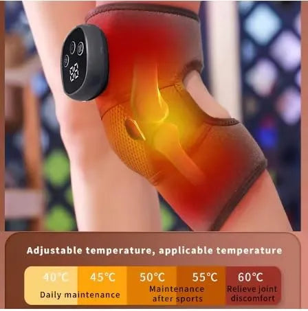 Smart Electric Knee Massager | Heating & Vibration Therapy for Arthritis, Joint Pain & Leg Relief
