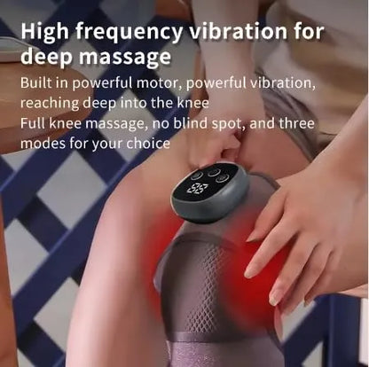 Smart Electric Knee Massager | Heating & Vibration Therapy for Arthritis, Joint Pain & Leg Relief