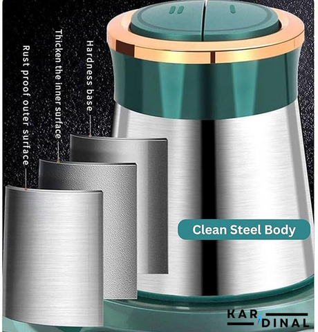 Electric Meat Grinder & Food Chopper – Stainless Steel Blades, 5L/3L/2L