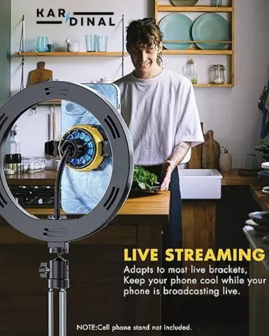 Mobile Gaming Cooling Fan with LED Display