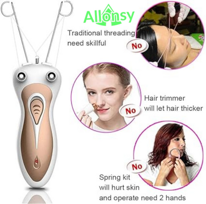 Rechargeable Eyebrow & Facial Hair Remover – Painless & Precise