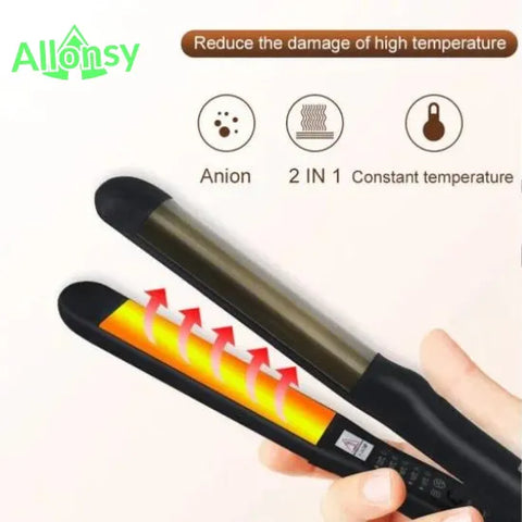Ceramic Hair Straightener with Adjustable Temperature