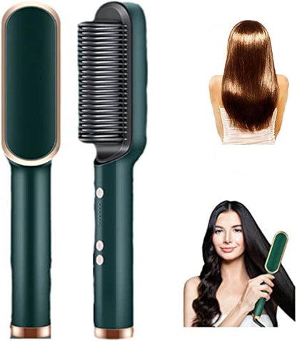 Professional Electric Hair Straightener Brush Heated Comb