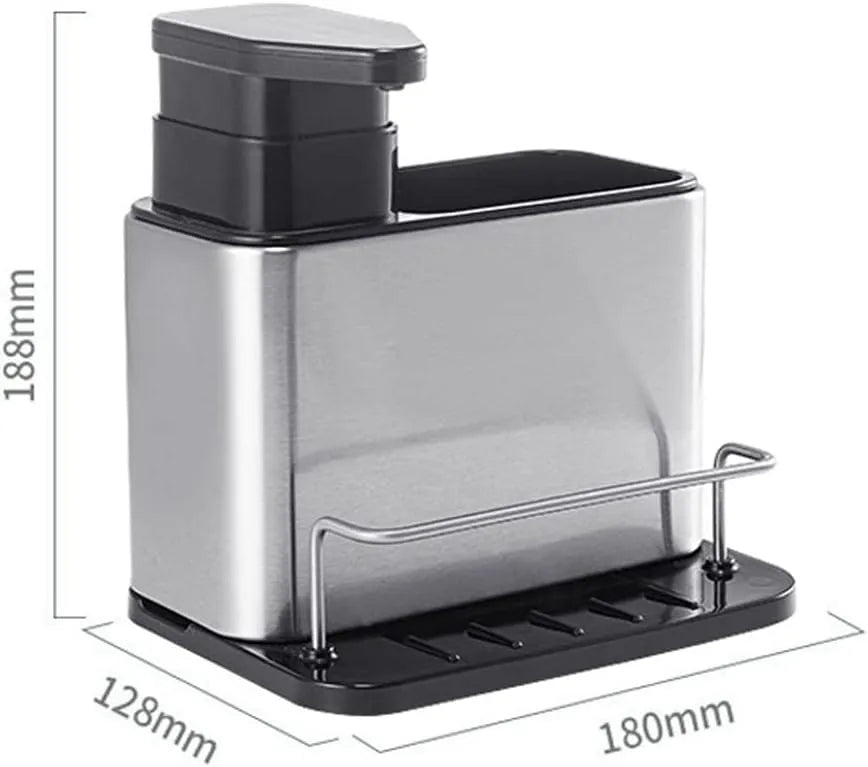 3-in-1 Soap Dispenser and cuttlory holder for Kitchen Sink
