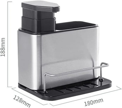 3-in-1 Soap Dispenser and cuttlory holder for Kitchen Sink
