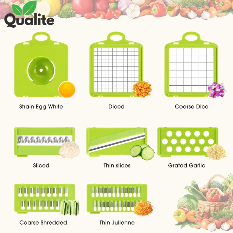 Nicer Dicer – Vegetable Chopper, Slicer, Grater & Egg Separator