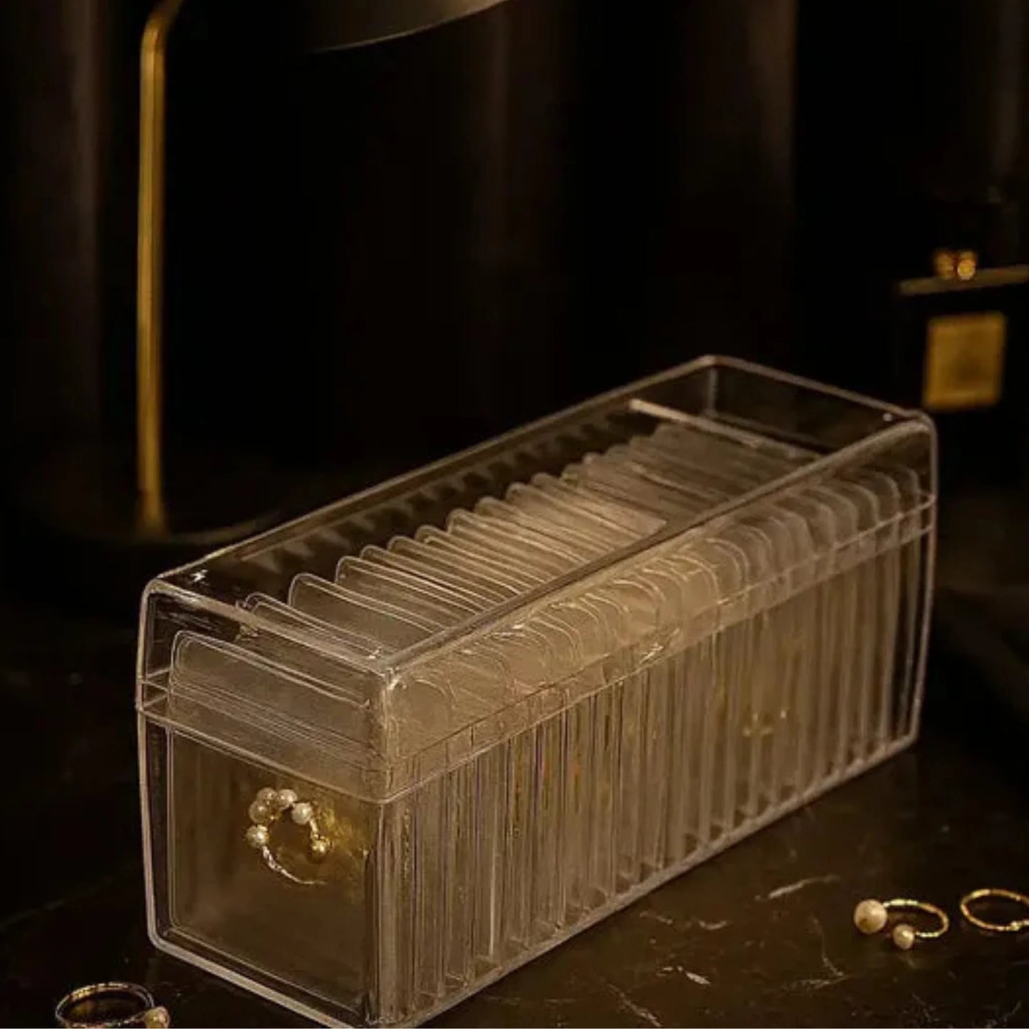 20-Grid Valuables Organizer with Detachable Pouches